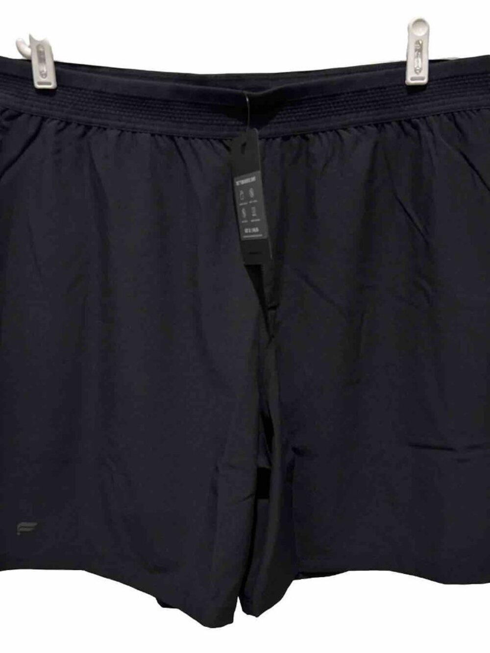 Fabletics Fundamental Shorts 7" Men's Size XL New NWT Black Moisture Wicking